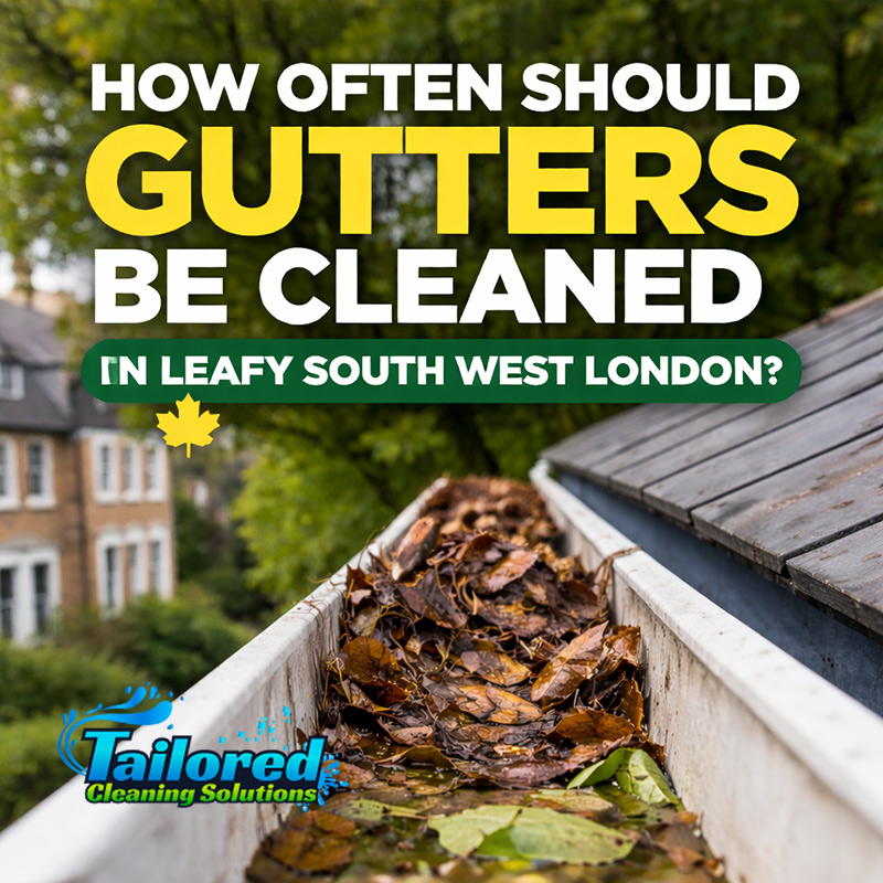 How Often Should Gutters Be Cleaned in Leafy Areas in South West London?