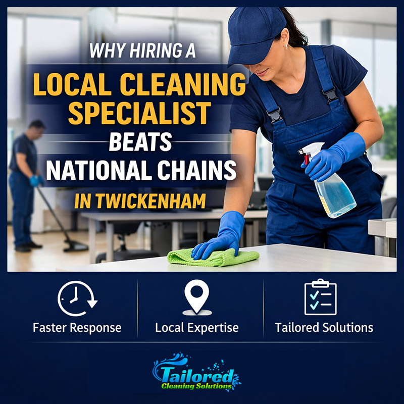 Why Hiring a Local Cleaning Specialist Beats National Chains